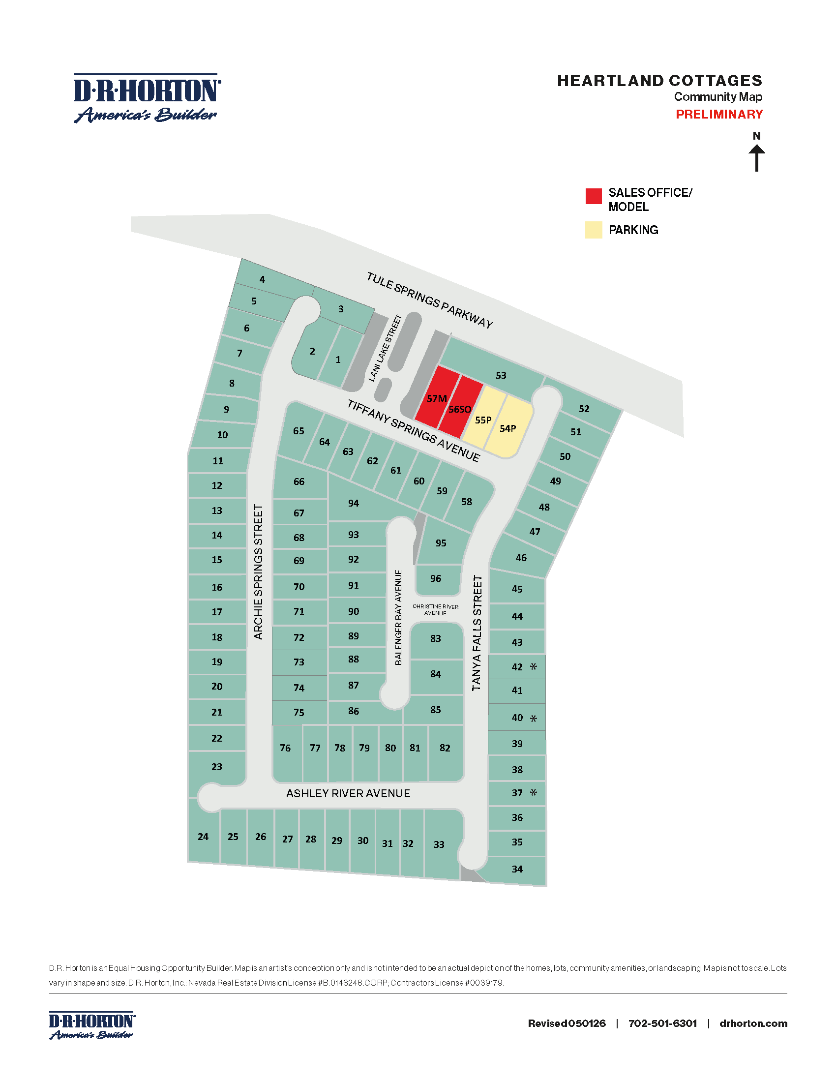 Static Lot Map