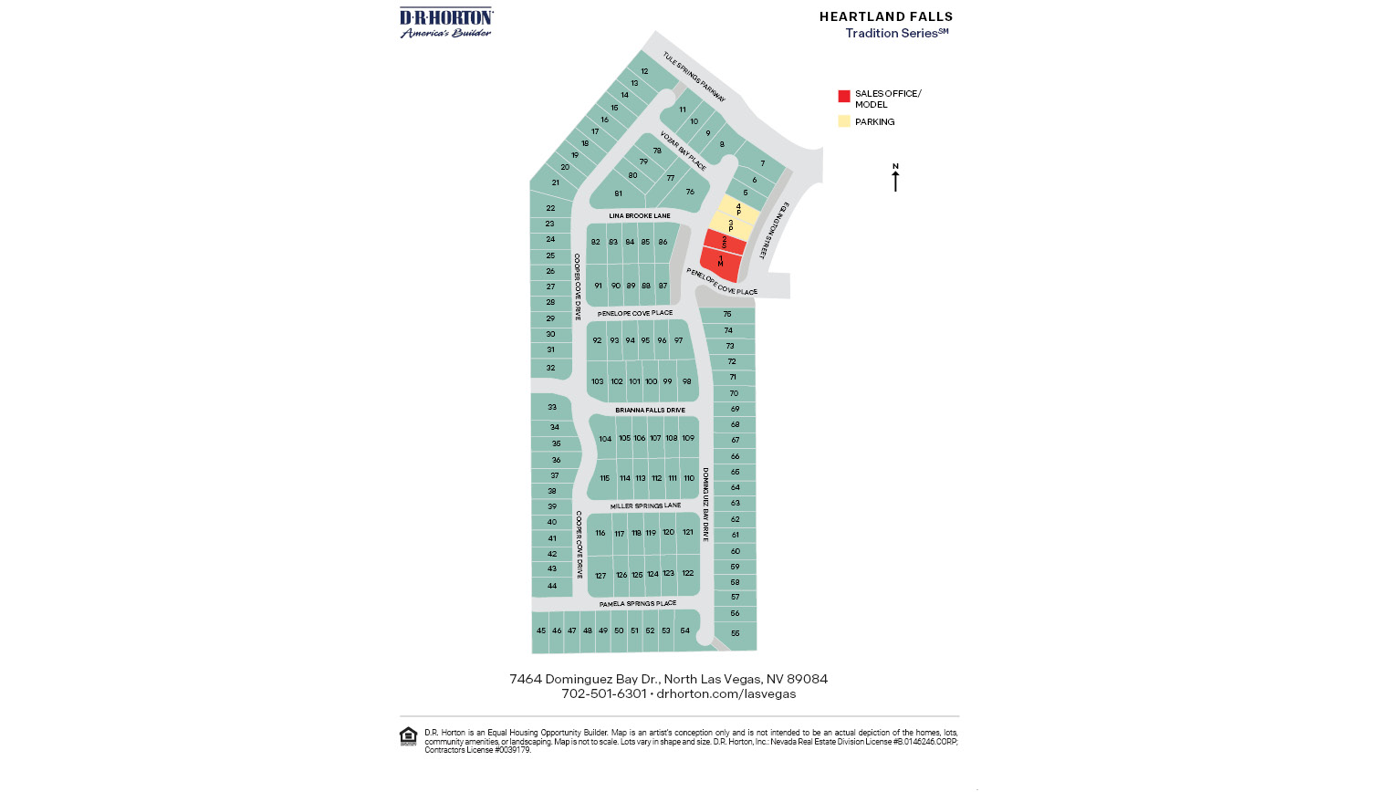 Static Lot Map