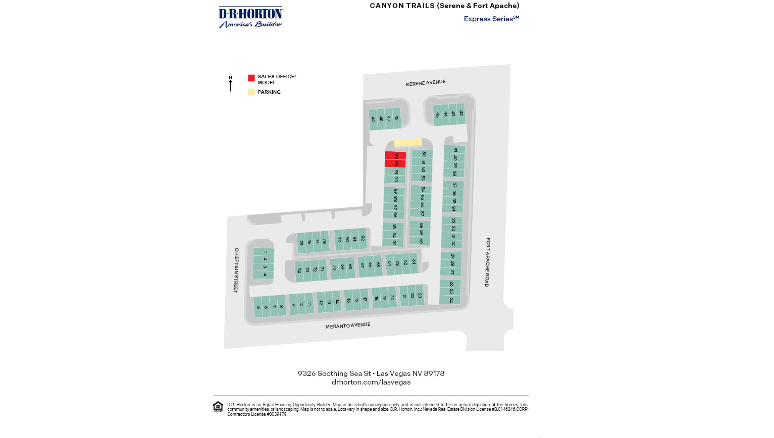 Static Lot Map