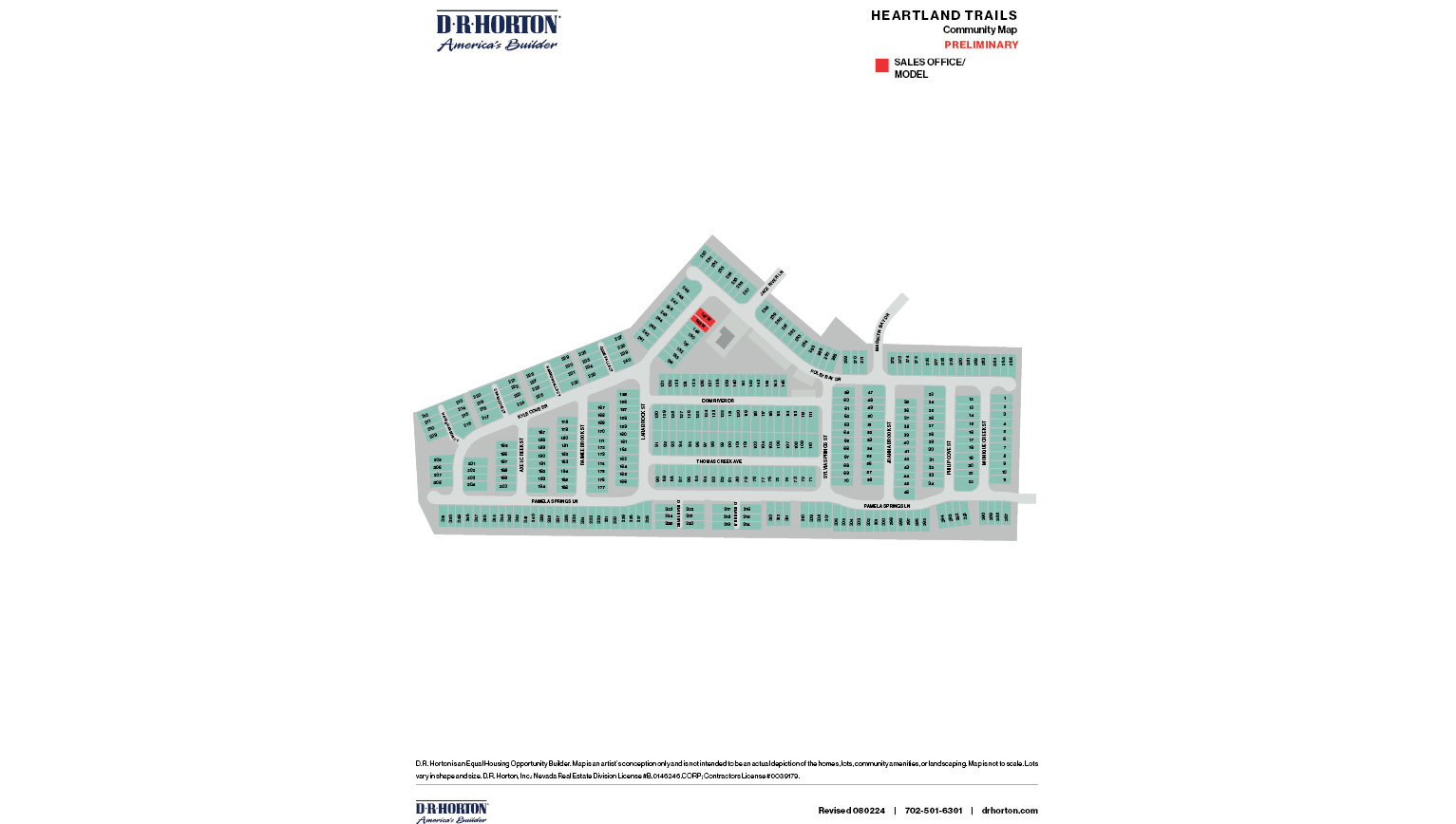 Static Lot Map