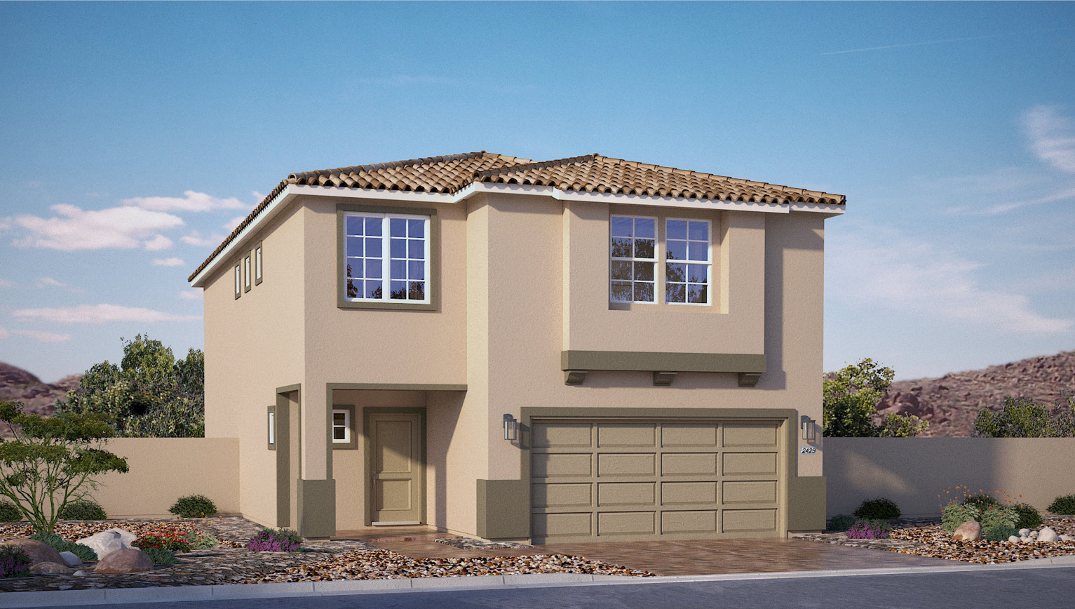 two story exterior