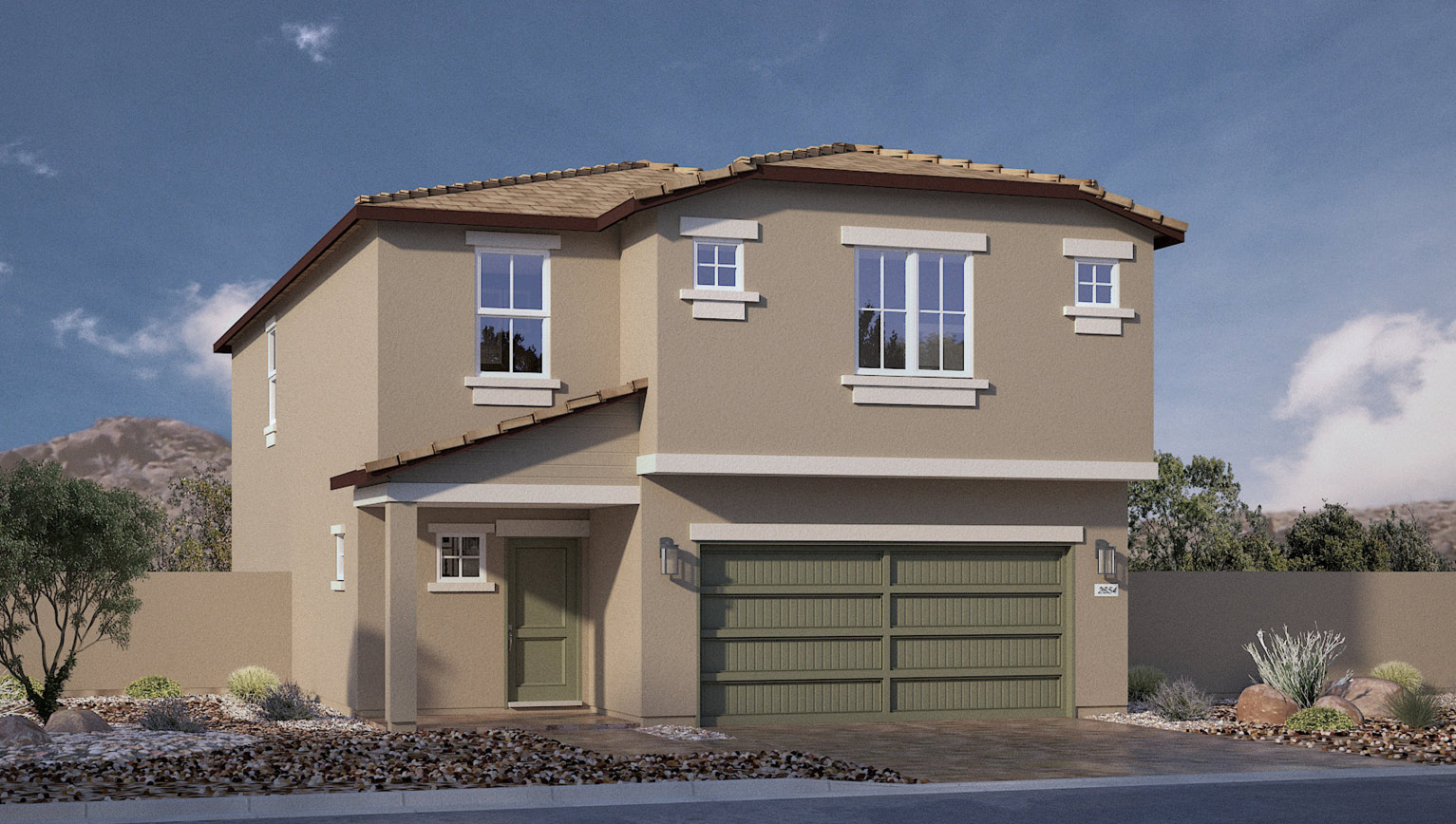 two story exterior