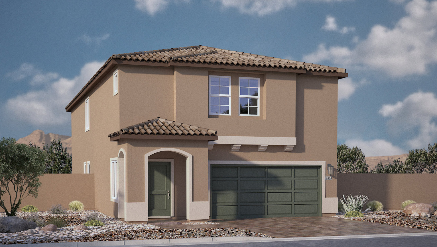 two story exterior