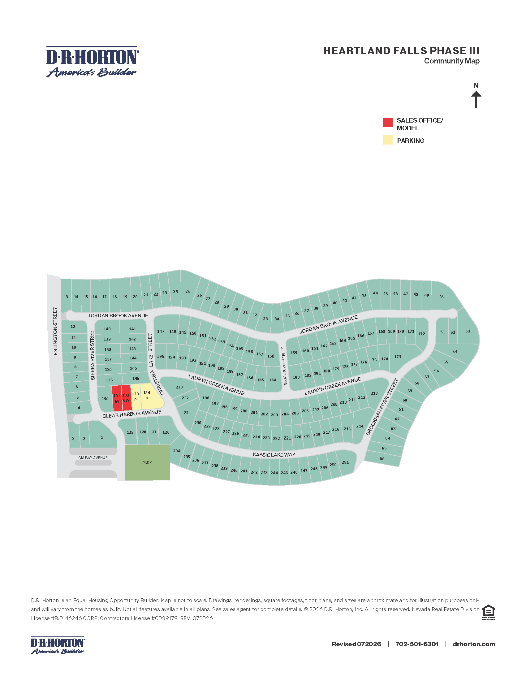 Static Lot Map