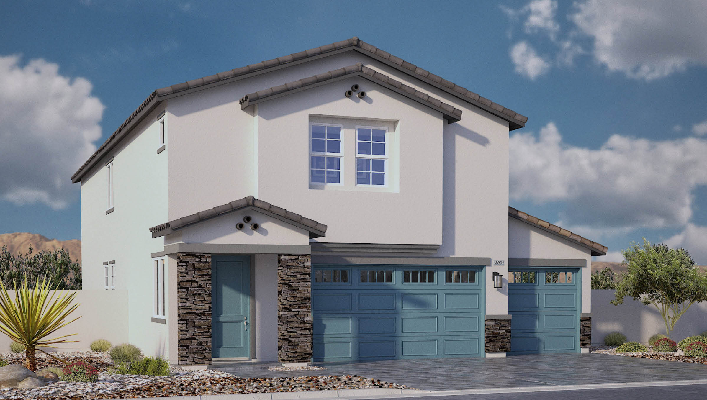 two story exterior
