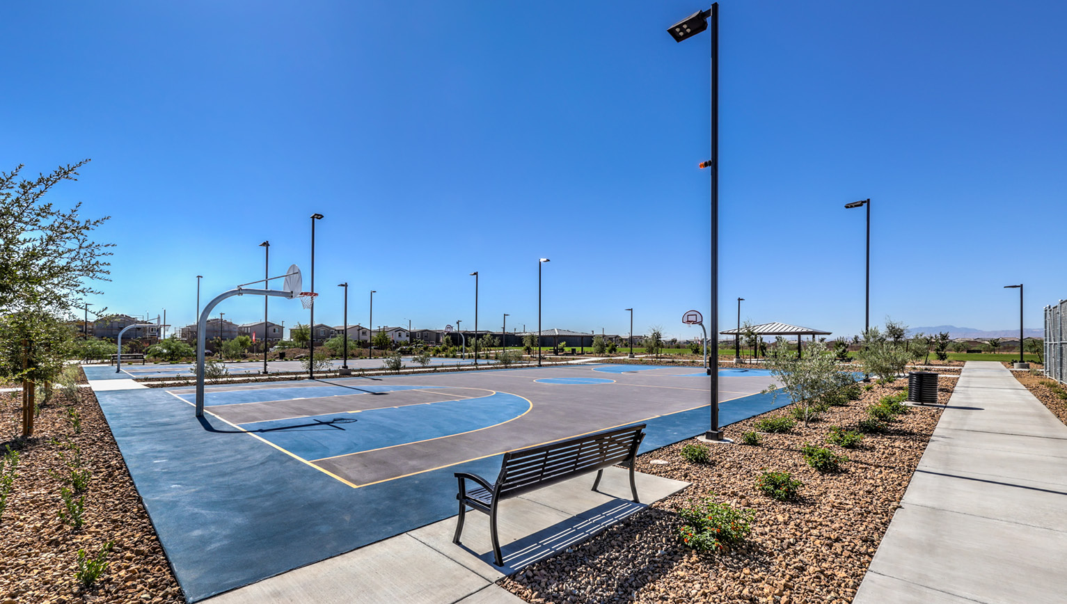 Heartland basketball court