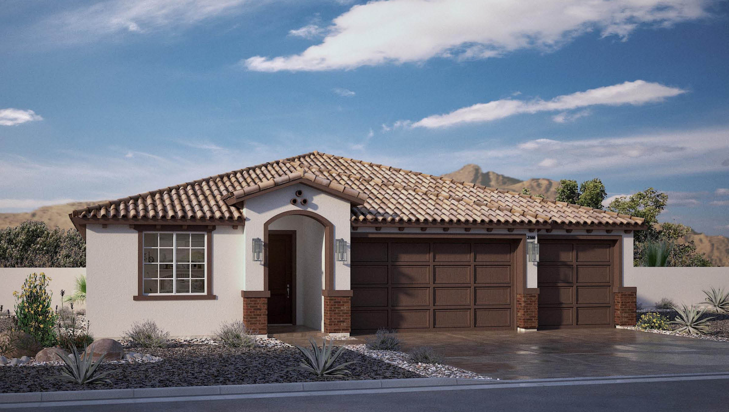 single story exterior