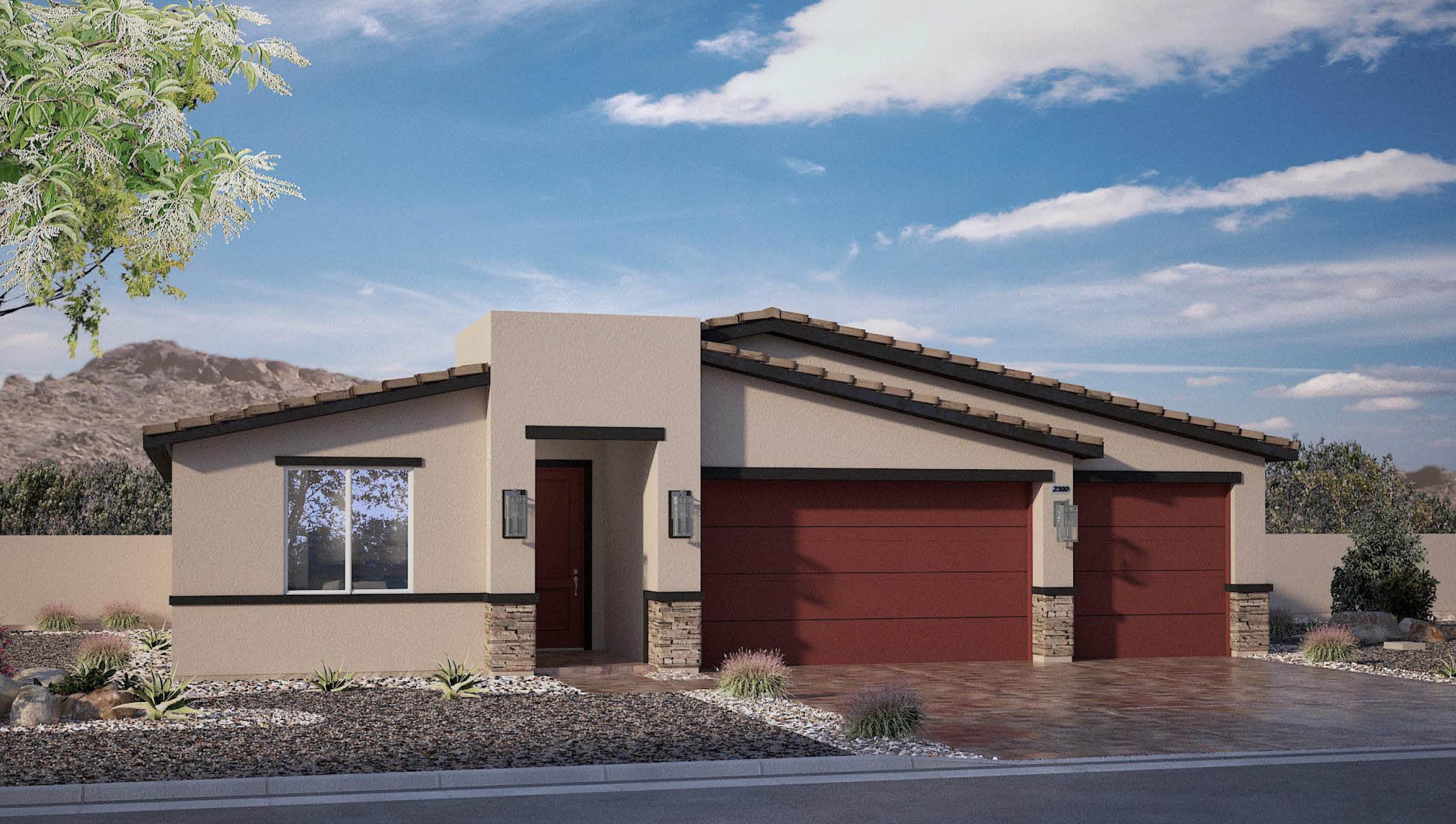 single story exterior