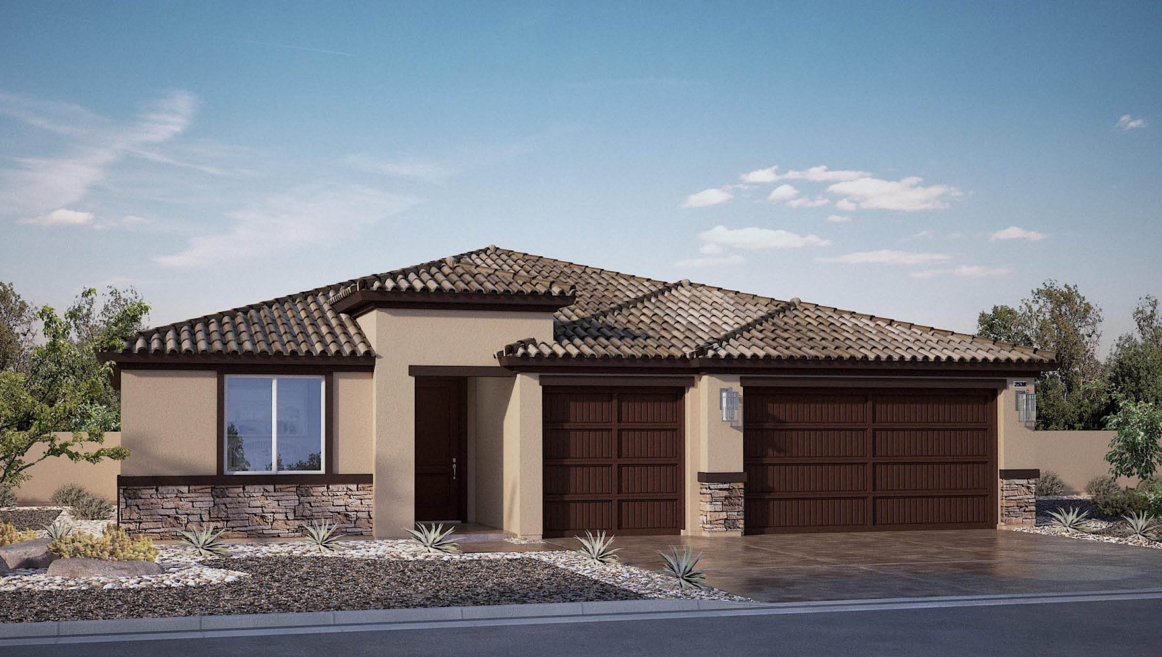 single story exterior