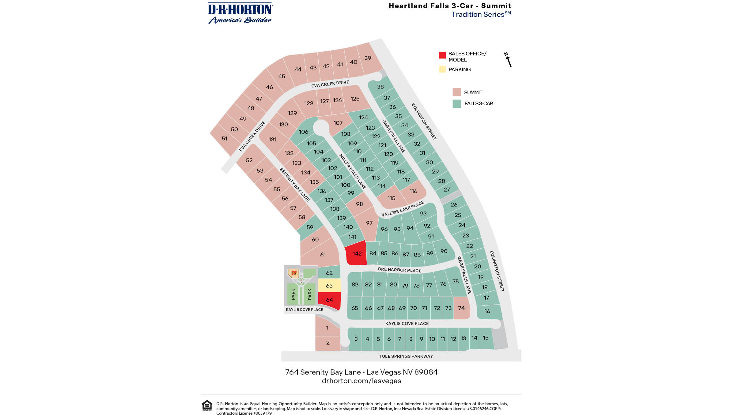 Static Lot Map