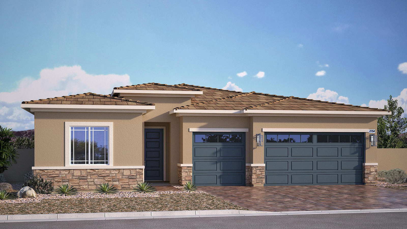 single story exterior