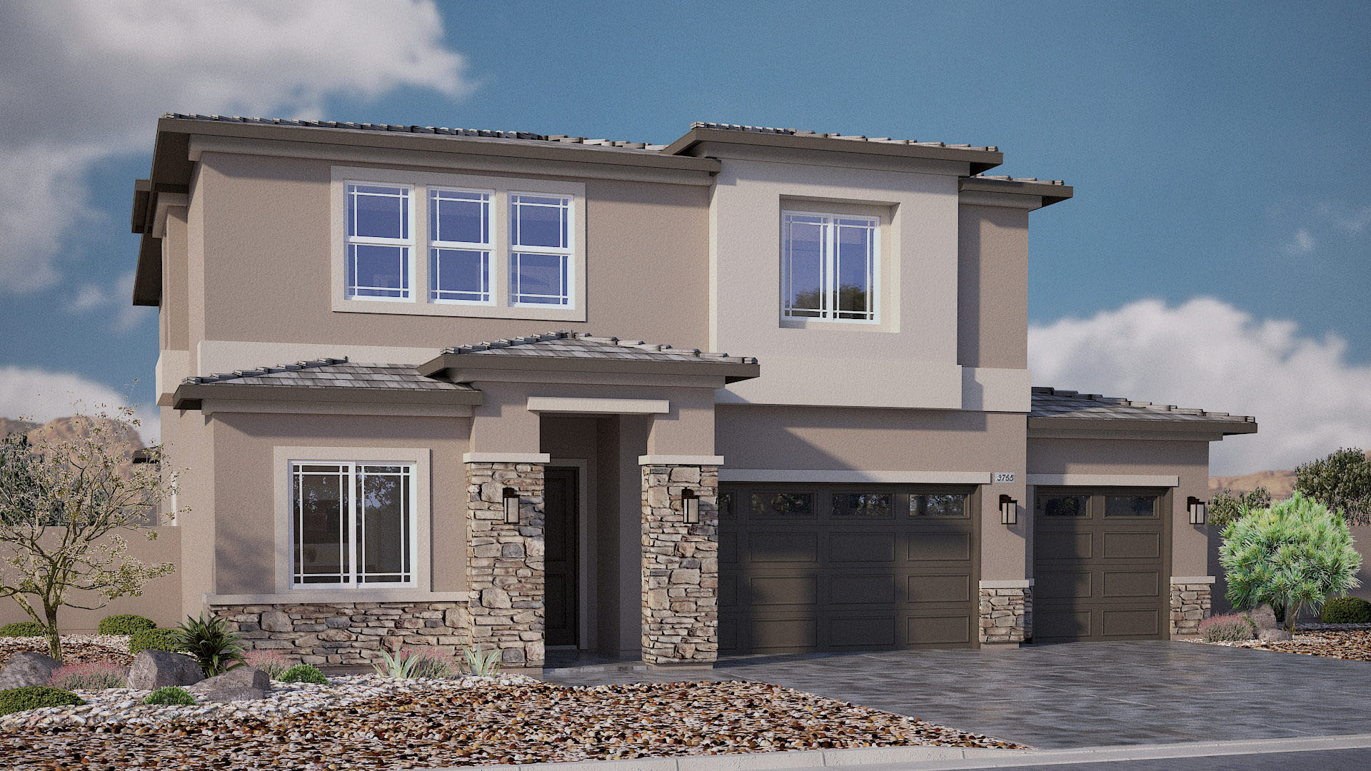 two story exterior