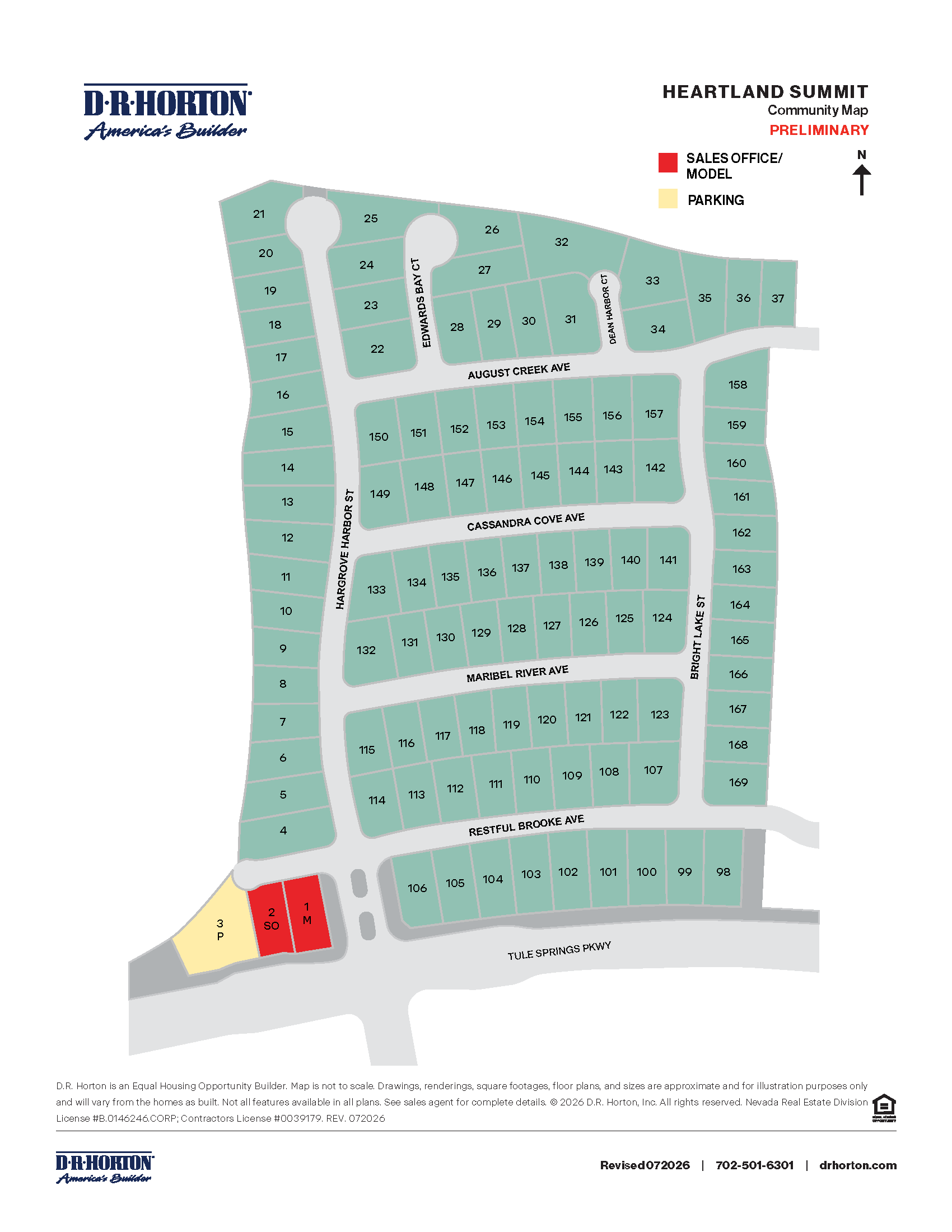 Static Lot Map