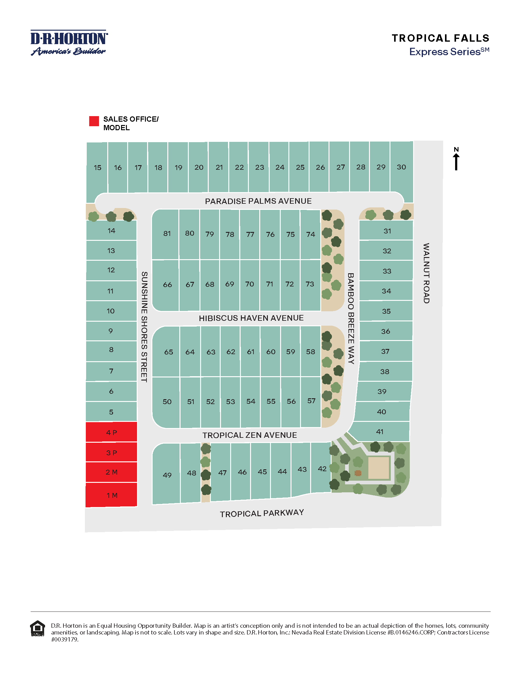 Static Lot Map
