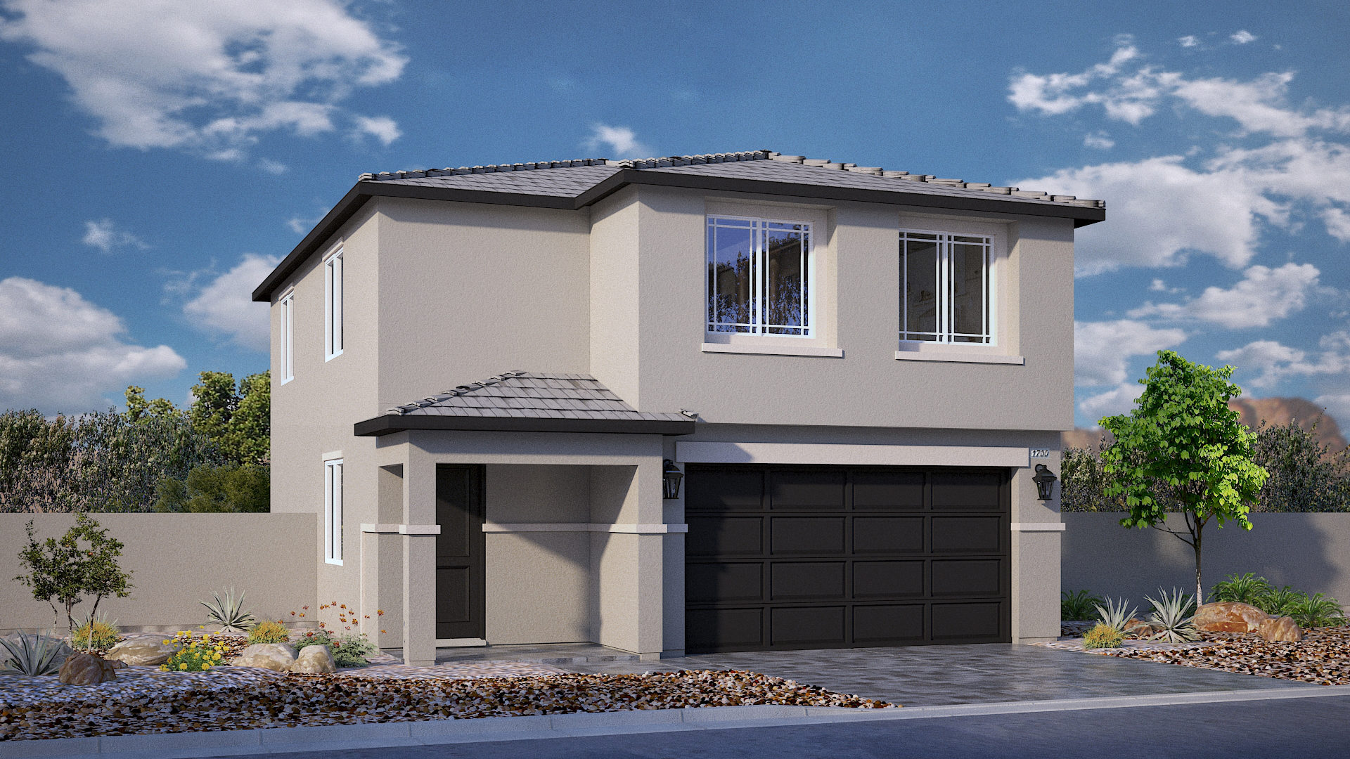 two story exterior