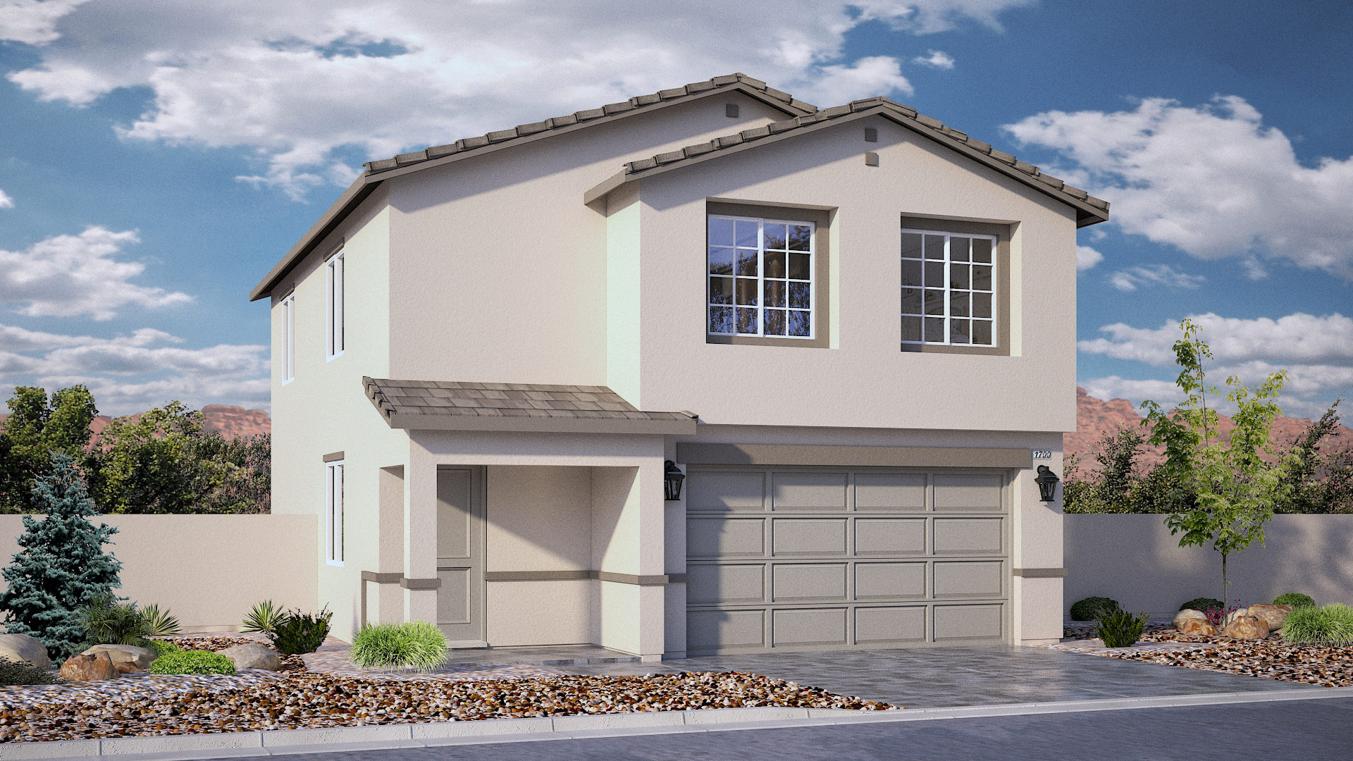 two story exterior