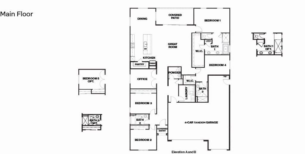 2650 Tandem Floorplan