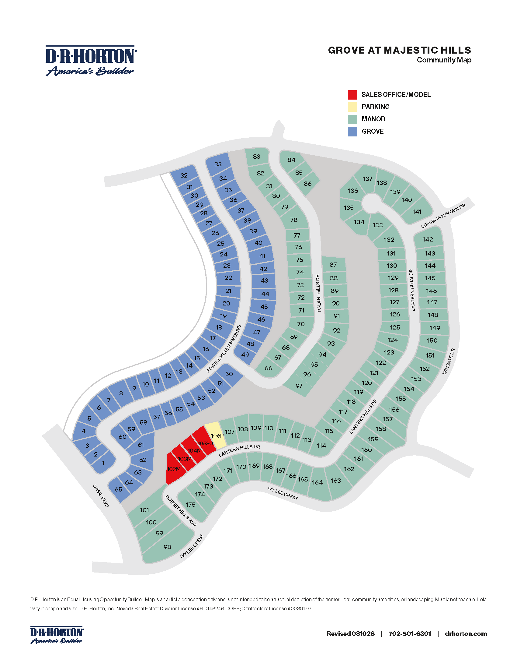 Static Lot Map