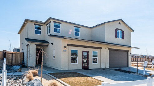 The Links model home exterior two-story duet