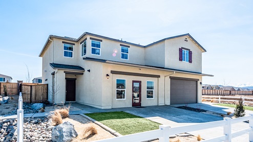 The Links model home exterior two-story duet