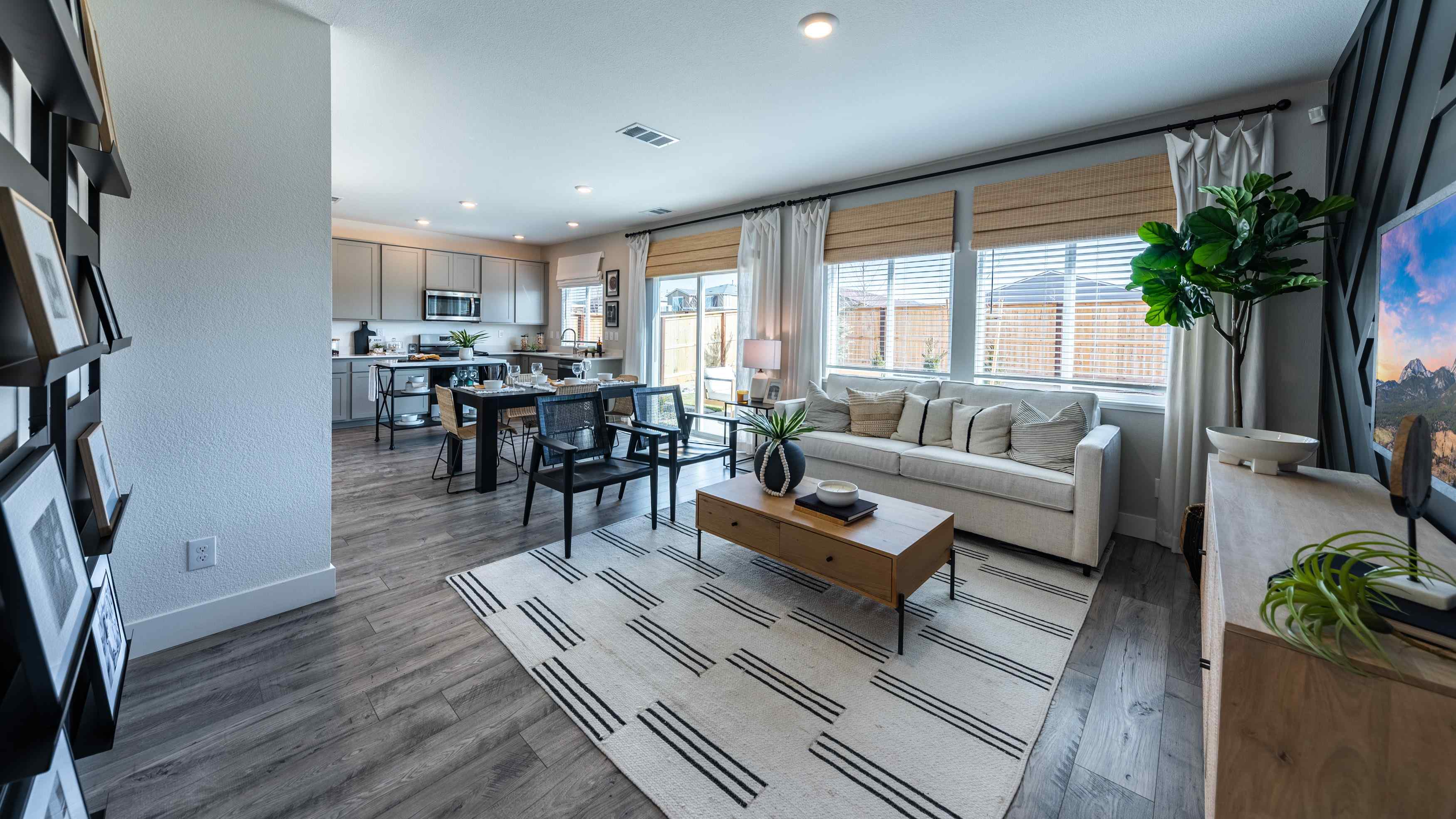 Entry to open concept great room