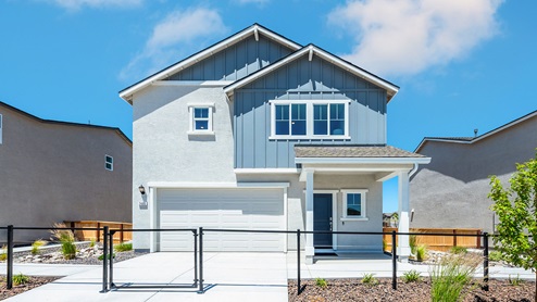 Canyon two-story floorplan model home exterior