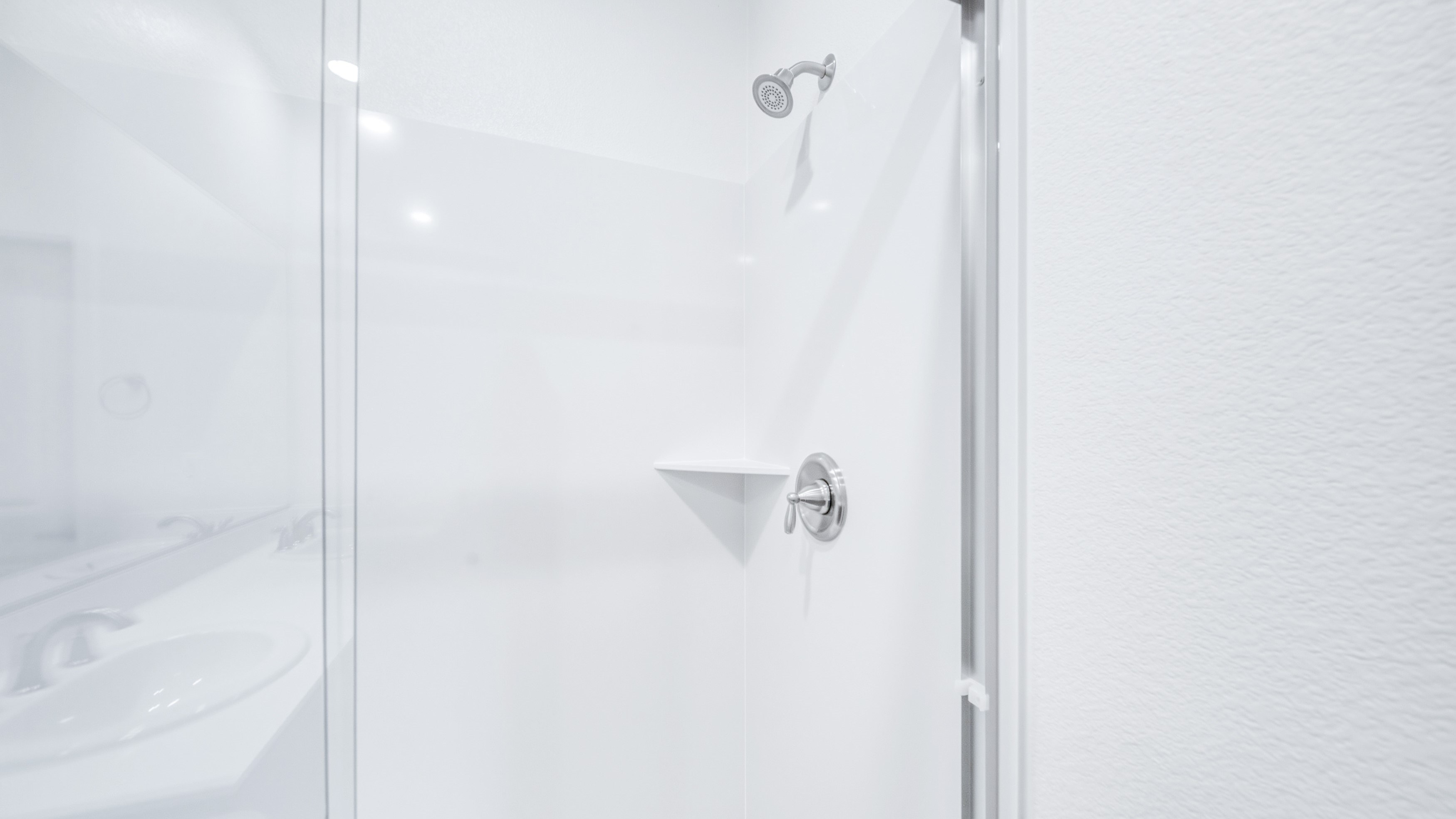 Large walk-in shower