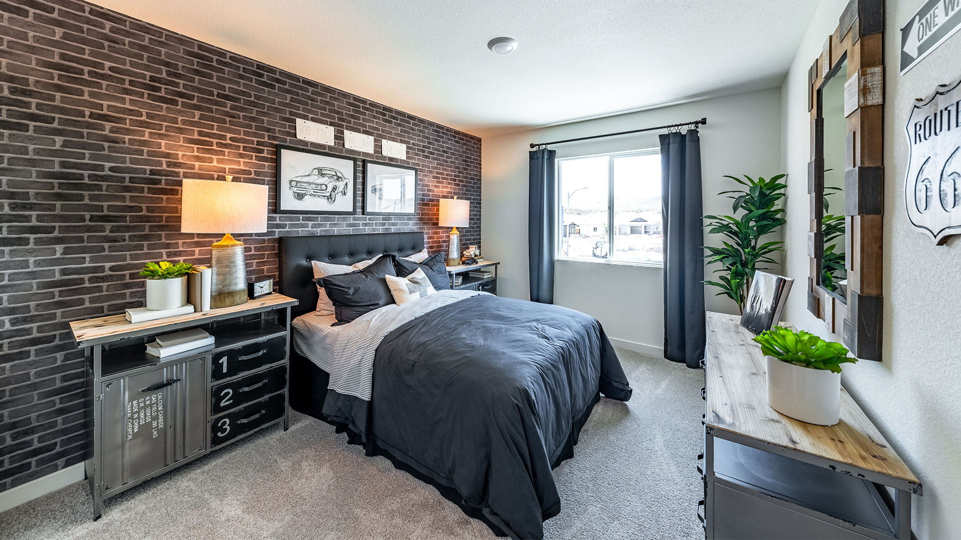 Modern secondary bedroom