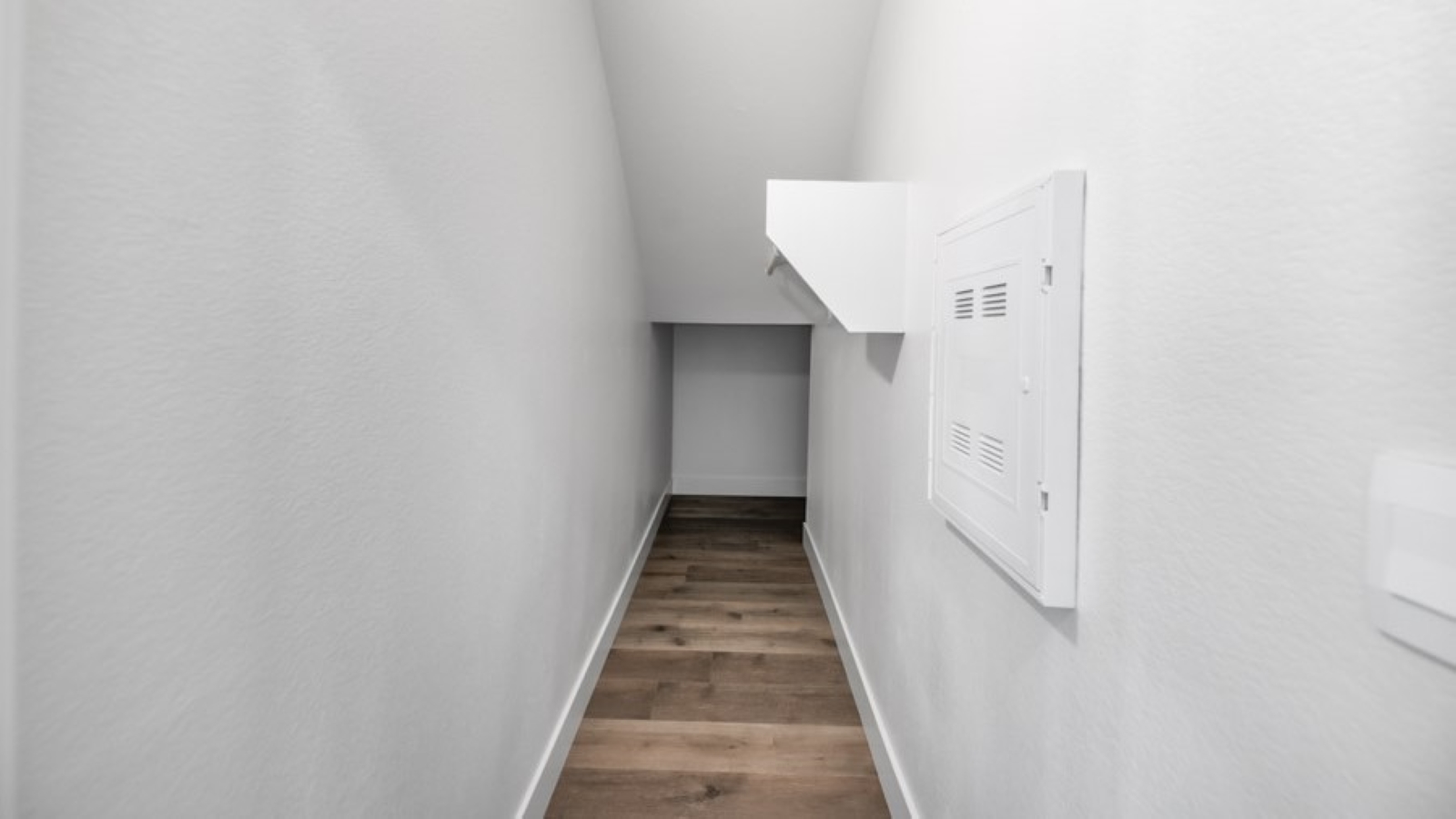 Storage area on the first floor