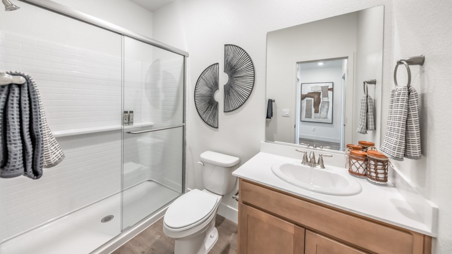 First floor bathroom with walk-in shower