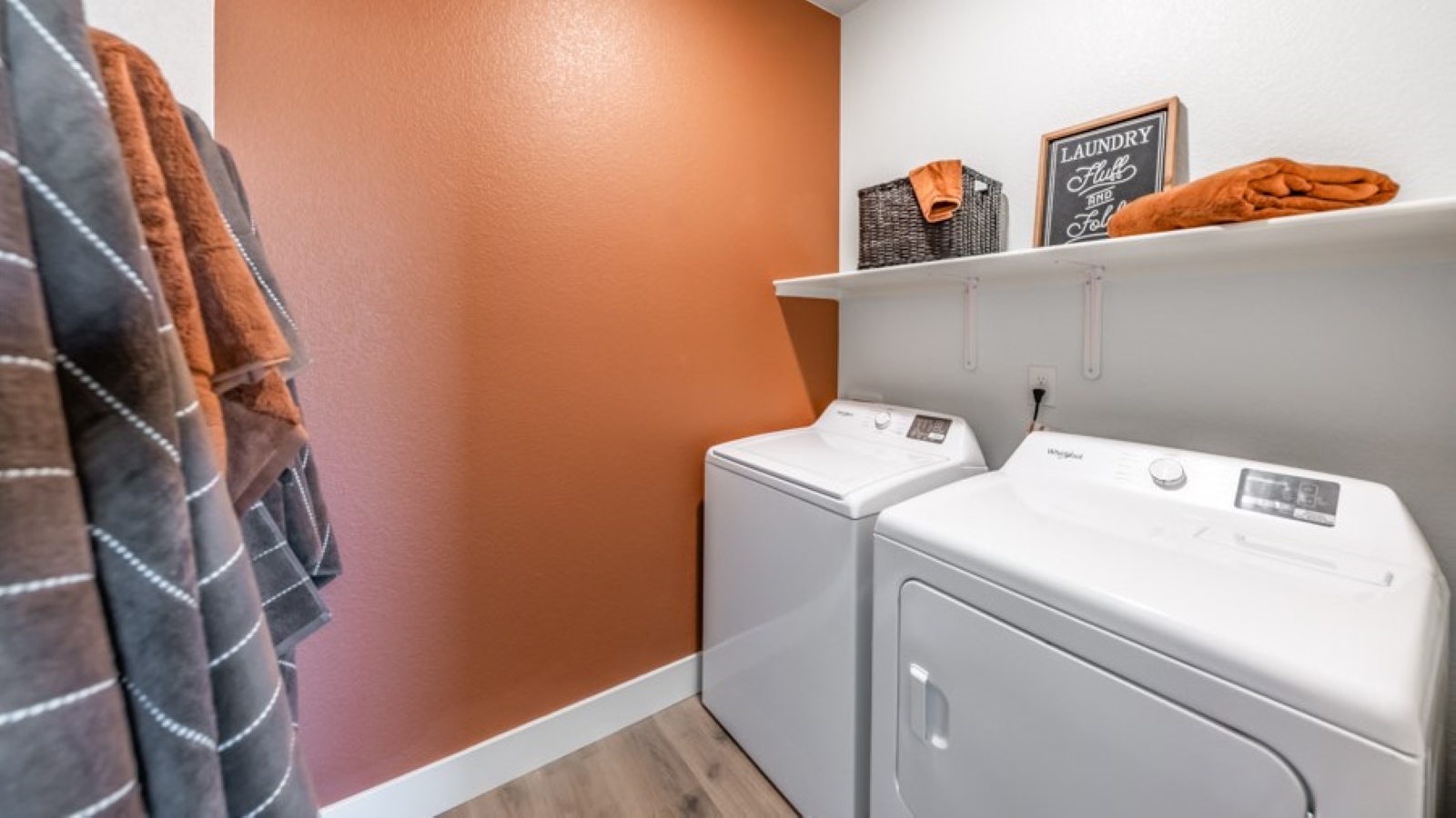 Laundry room with space for washer and dryer