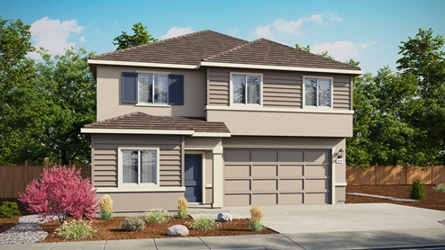 Two-story Yosemite exterior option D rendering