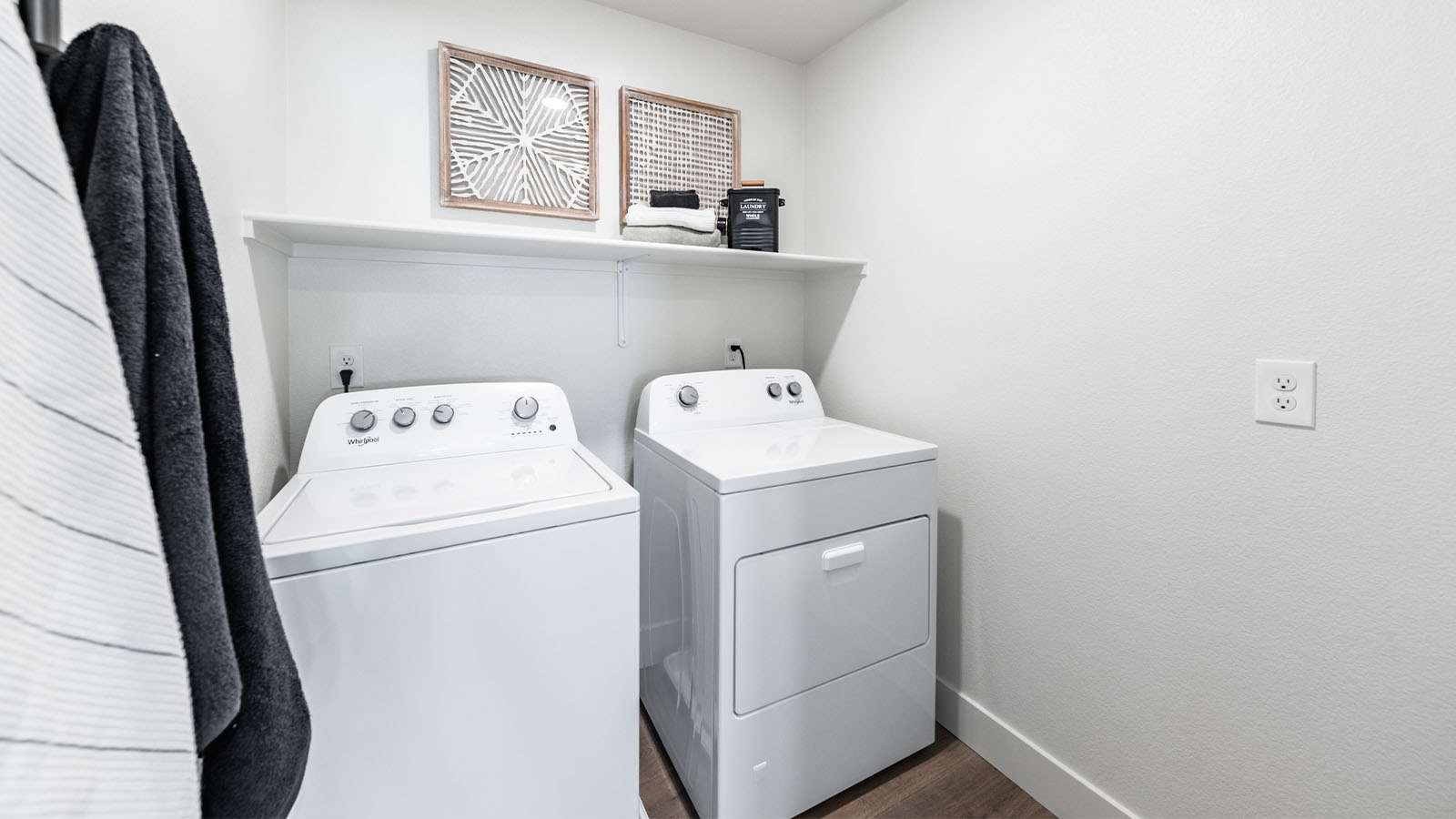 Separate laundry room