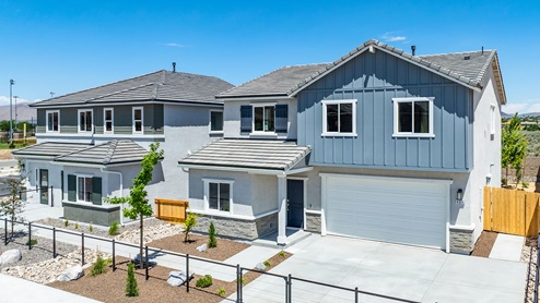 Two-story Yosemite model home exterior