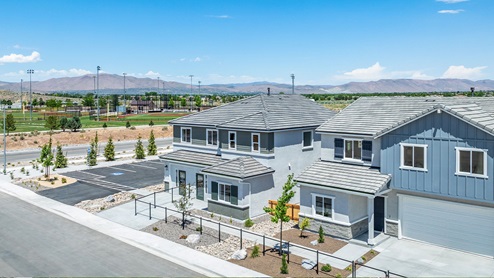 Winfield community model home row