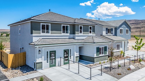 Two-story Zion model home exterior