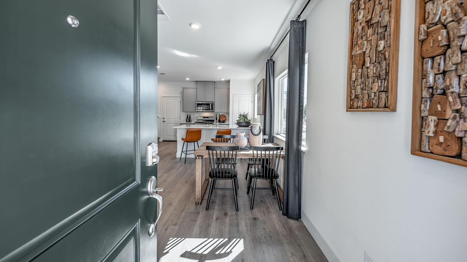 Entry to first floor open concept