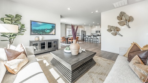 Cozy living rom with room for a sectional