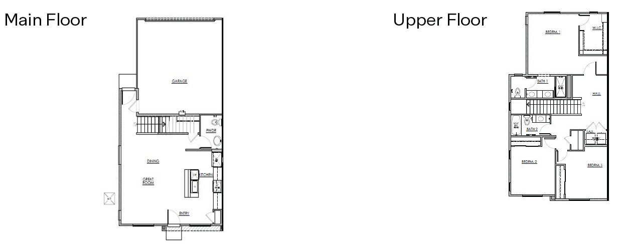 Standard 1602 2 story floorplan
