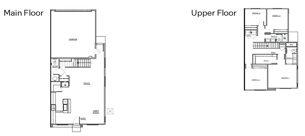 Standard 1847 2 story floorplan