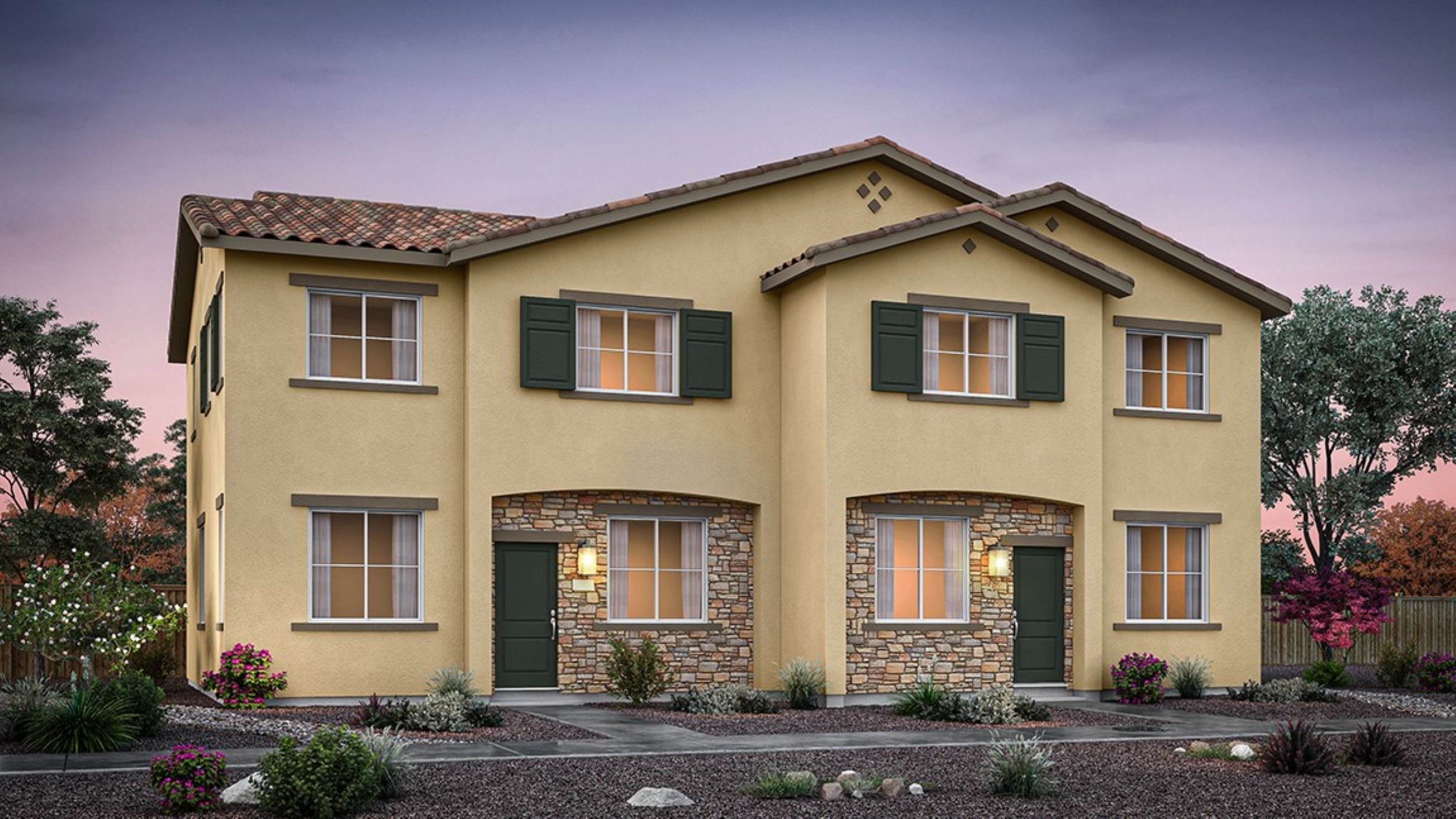 Elevation C front rendering