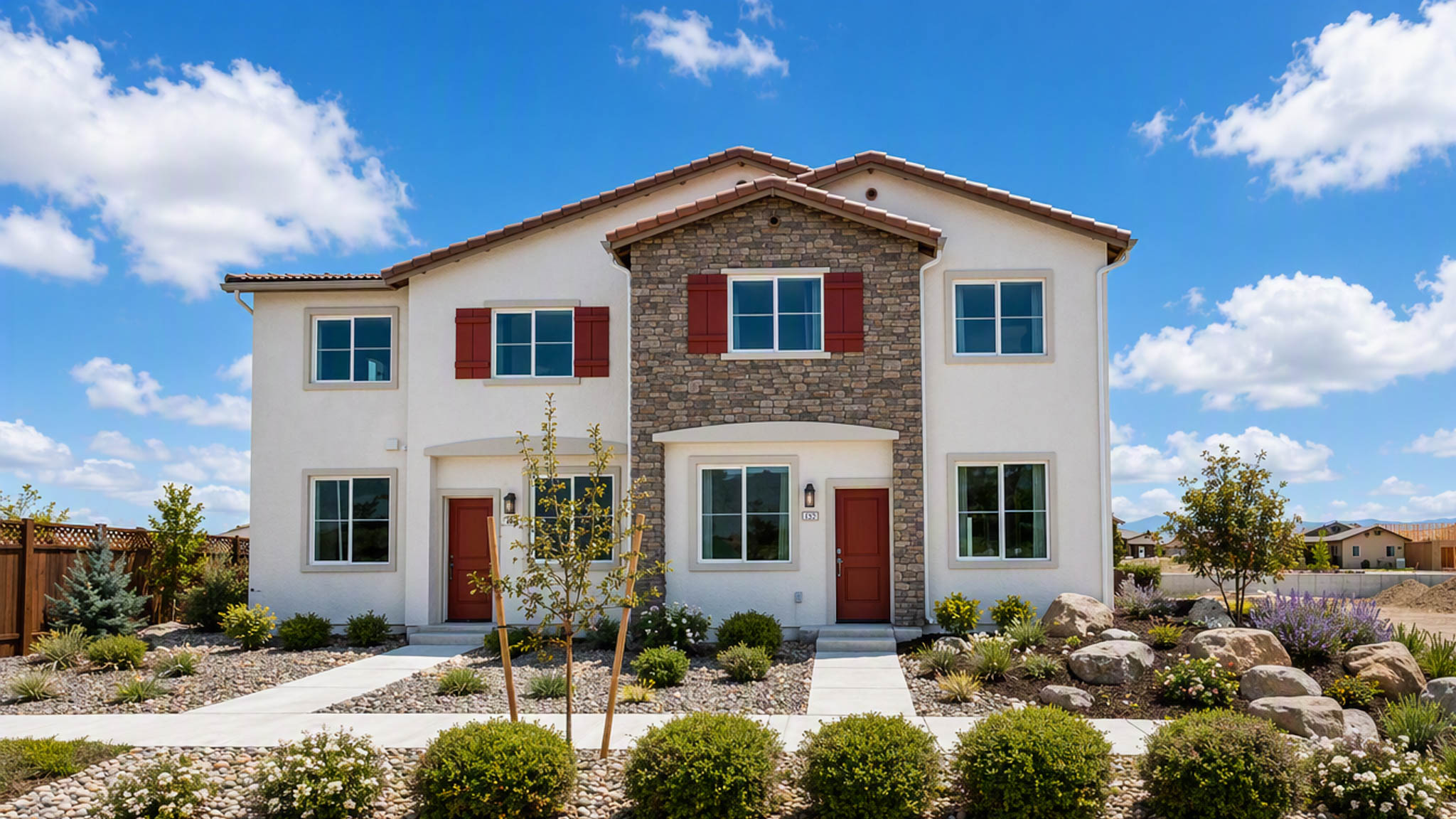 Exterior of the models at Indigo Sky in Minden Nevada