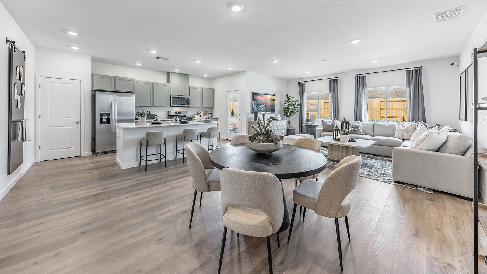 Open concept living space