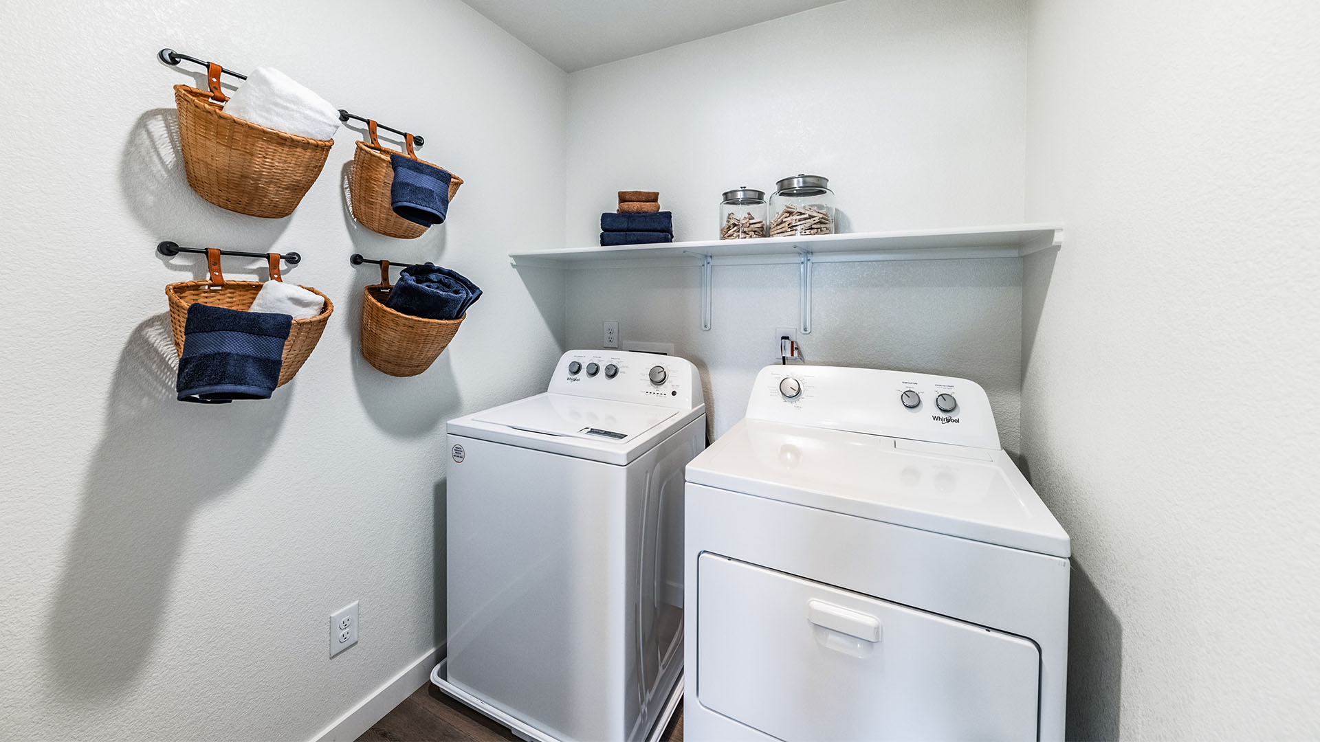 Laundry room with space for washer and dryer