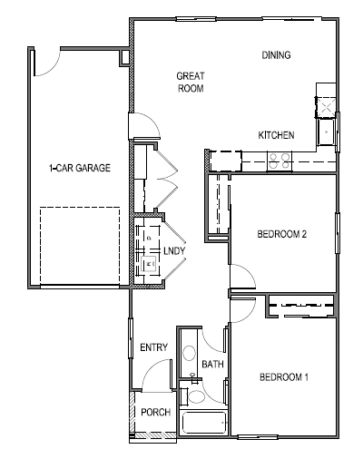 Standard Glacier floorplan