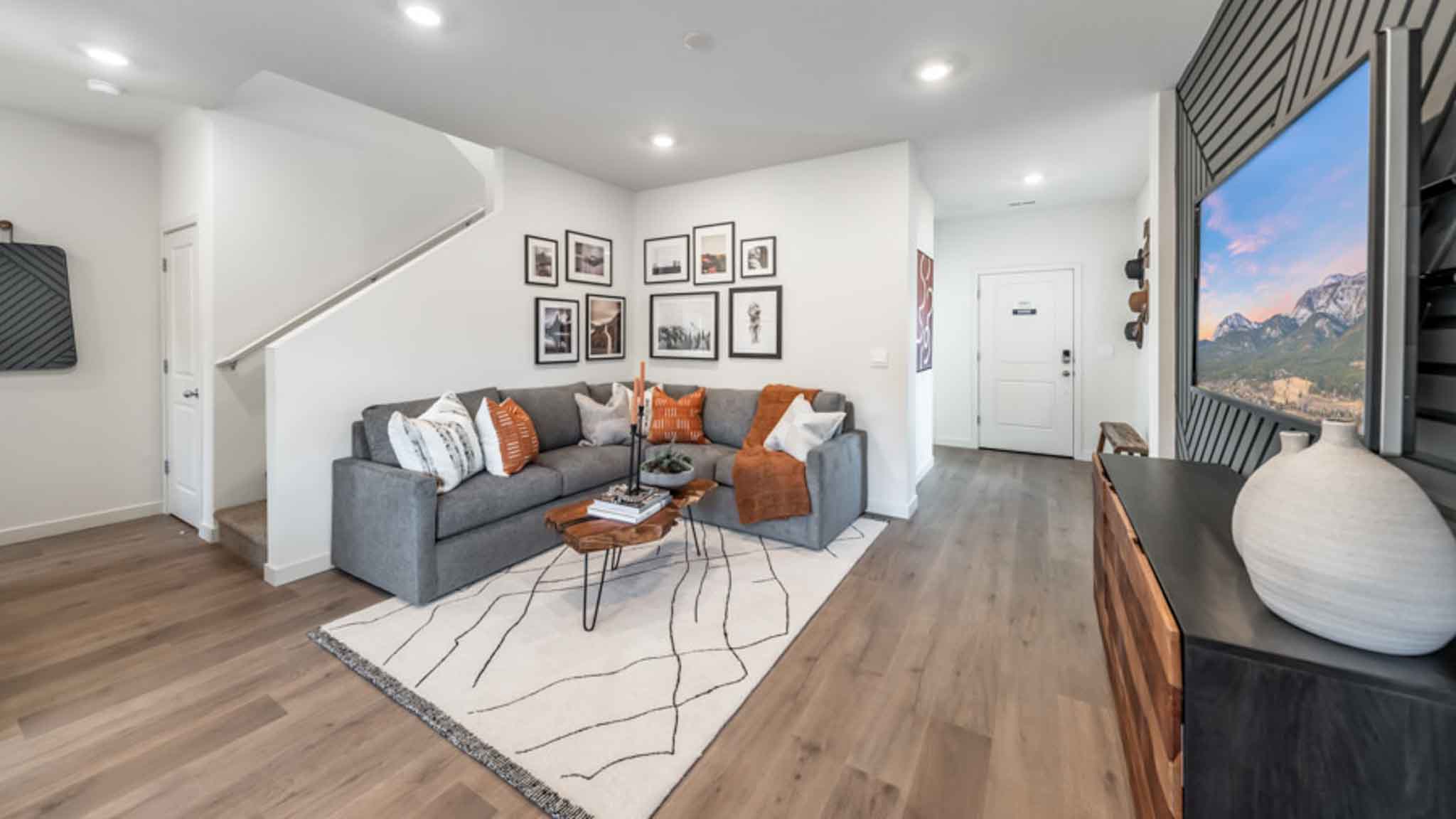 Open concept great room in Denali floorplan