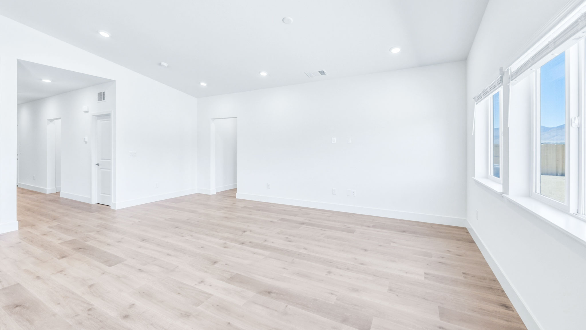 Bright open concept great room