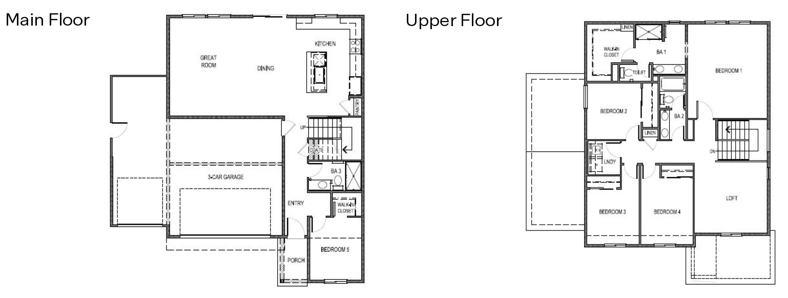 Reverse Yosemite 3 car floorplan