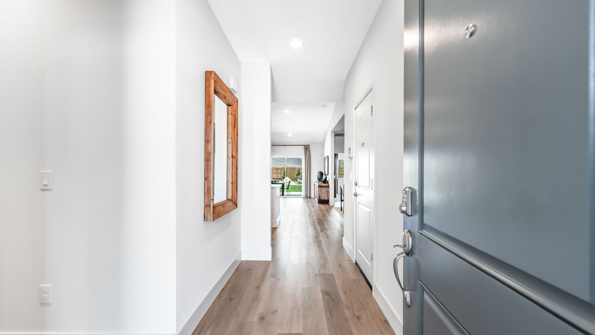 Mammoth home entry leading to open-concept first floor