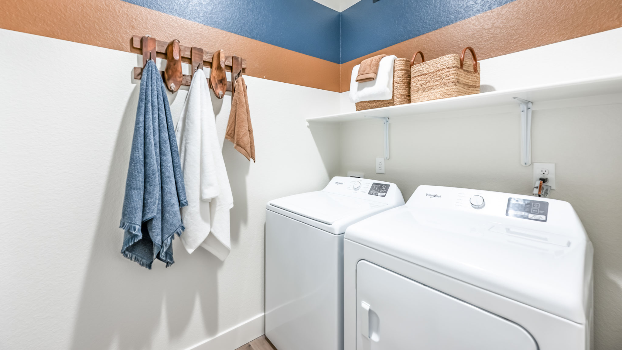 Laundry room with space for washer and dryer